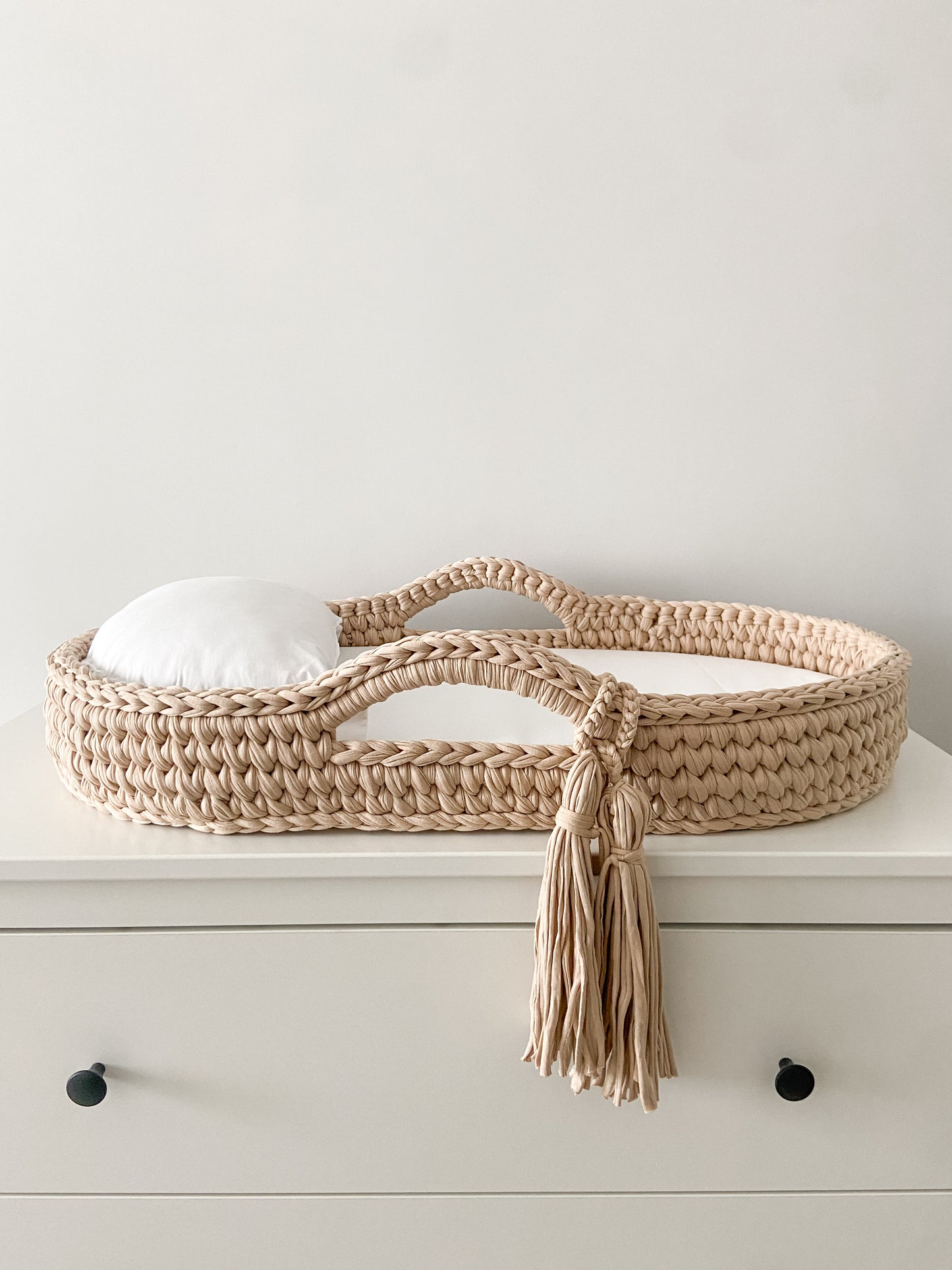 Panier à langer taille M (70 cm) beige