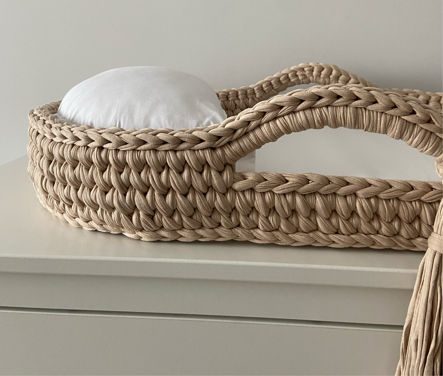 Panier à langer taille M (70 cm) beige