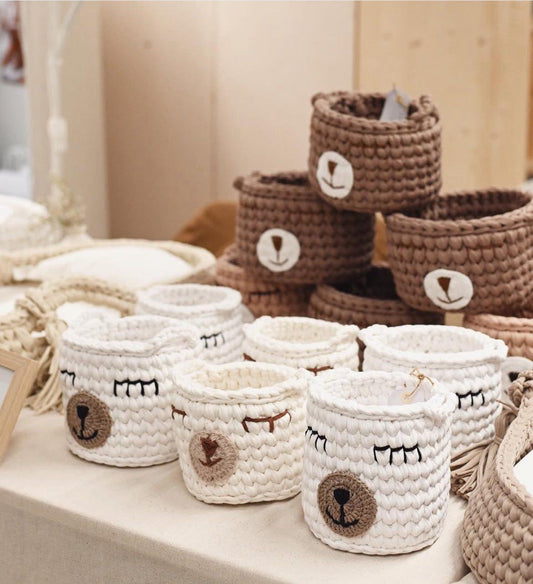 Pré-commande pot ourson x 2 + panière