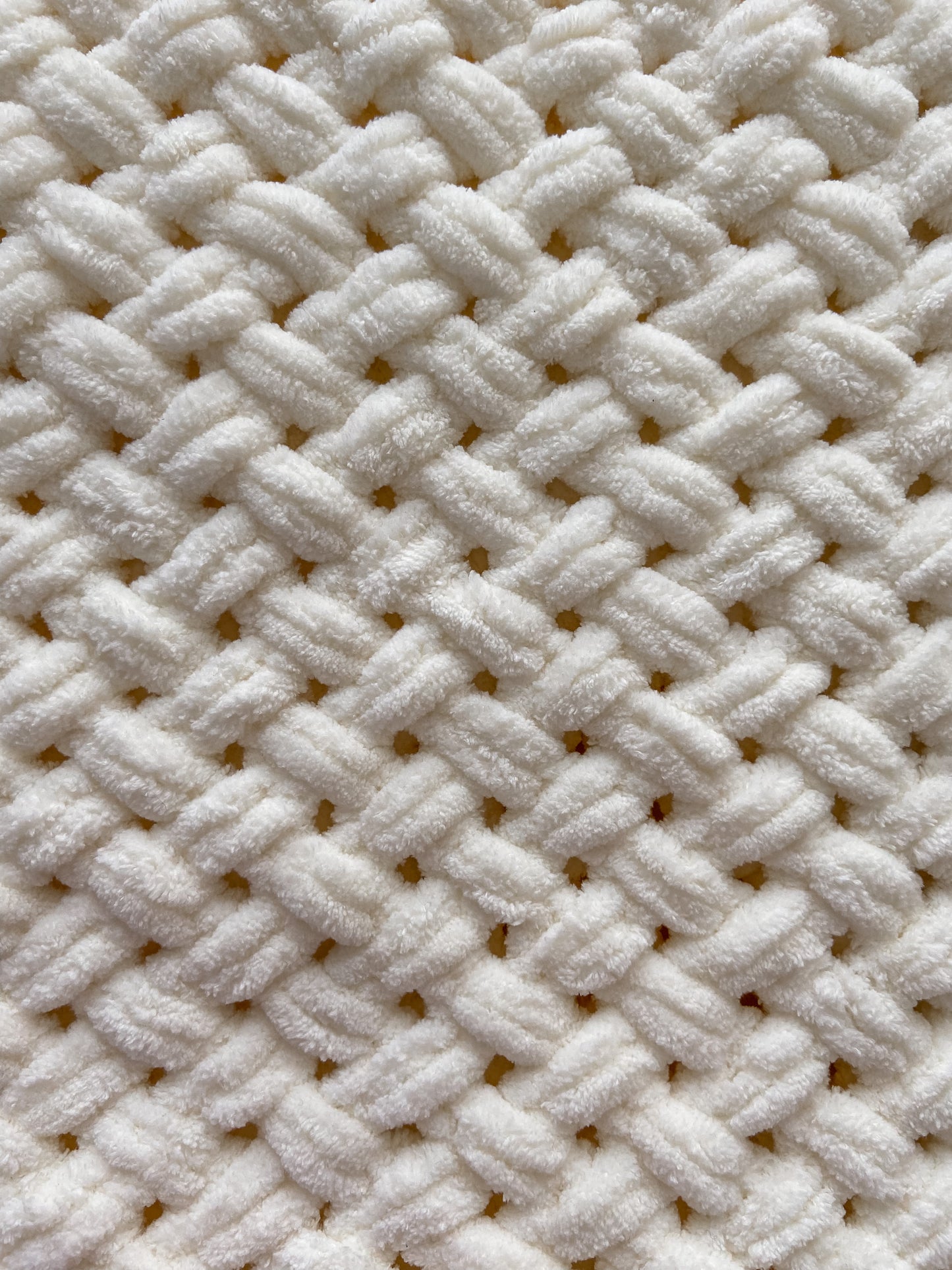 Couverture pour bébé blanc cassé