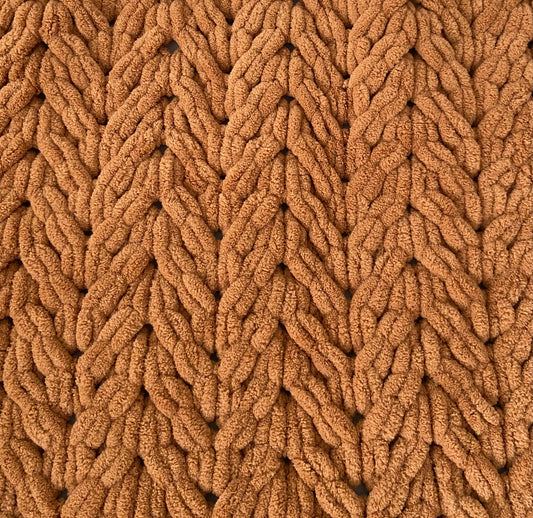 Couverture pour bébé cannelle